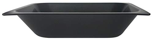 1 recipiente de plástico rígido negro de 3,6 litros para vitrina helada de 36 x 25 cm de altura 8 cm