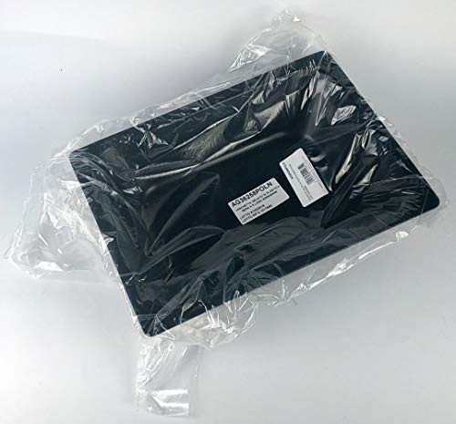 1 recipiente de plástico rígido negro de 3,6 litros para vitrina helada de 36 x 25 cm de altura 8 cm