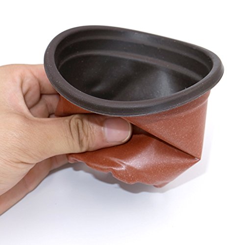 100 macetas de plástico de 10 cm para plantas de guardería, macetas, plantas, contenedores, semillas