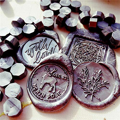 100 unidades por lote de cuentas de cera de sellado vintage para pastillas, para sobres de boda, sello de cera antiguo, sello de cera con bolsa de plástico, color 10