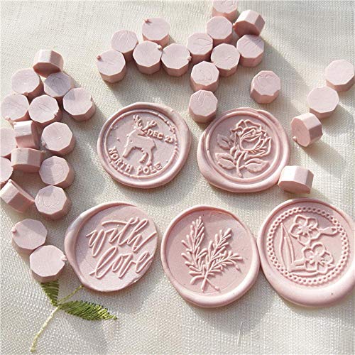 100 unidades por lote de cuentas de cera de sellado vintage para pastillas, para sobres de boda, sello de cera antiguo, sello de cera con bolsa de plástico, color 10