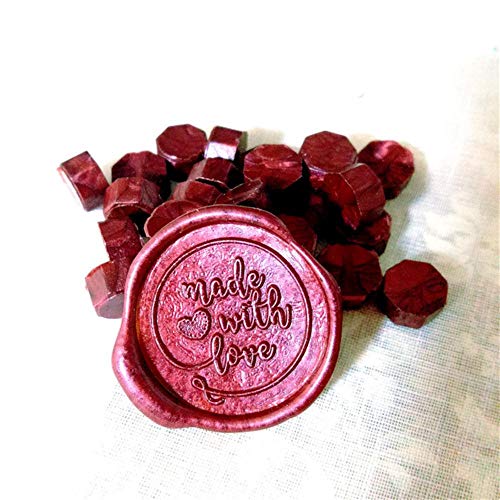 100 unidades por lote de cuentas de cera de sellado vintage para pastillas, para sobres de boda, sello de cera antiguo, sello de cera con bolsa de plástico, color 10