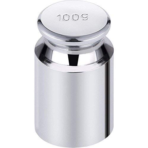 100g y 500g Escala Peso para de Precisión Calibrado de Balanzas - Acero Niquelado Pesos para Revisar la Exactitud de Tanto en Bolsillo y Digital Escala - Diseñado para Preciso Re-Calibration