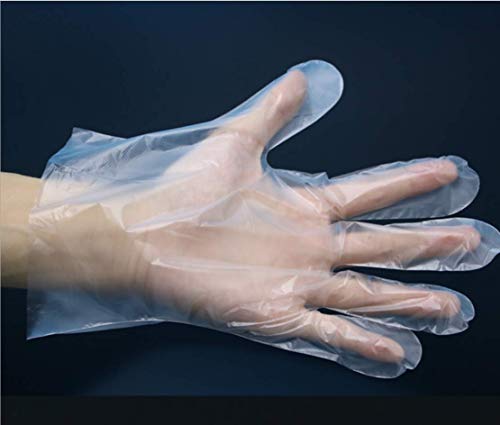 200 x Guantes de Polietileno de plástico Desechables Grandes tamaño – Limpieza Preparar Food etc