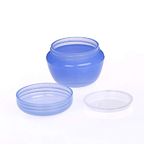 24 Piezas de envases cosméticos vacíos tarros de Viaje de plástico para el Polvo de uñas de Crema de Sombra de Ojos