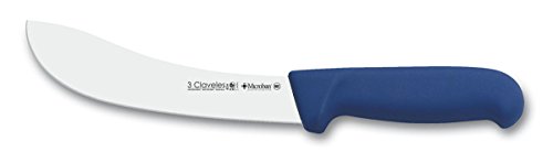 3 Claveles Cuchillo desollador Proflex de 18 cm, Acero Inoxidable, Azul, 30.200000000000003x3.3x1.7000000000000002 cm