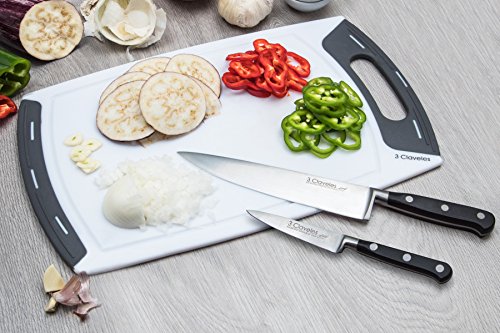 3 Claveles Cuchillo, Negro, 10 cm