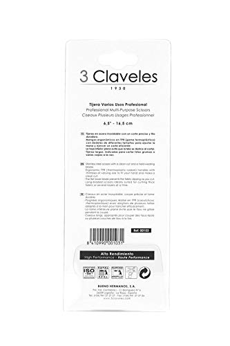 3 Claveles - Tijeras Costura y Multiusos