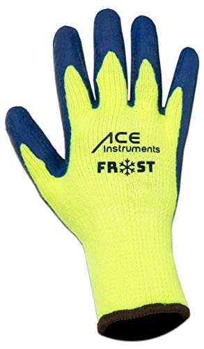 3 pares de ACE Frost – Guantes Térmicos de Trabajo - Protección Contra Frío – Perfecto en Invierno - Buen Agarre, Talla 9 - M