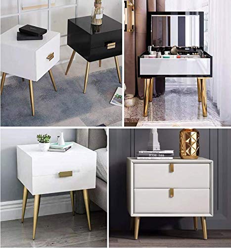 4 piezas Patas de mesa oblicuas, Patas de armario de metal, Patas de muebles de cono, 201 acero inoxidable, Dorado, 25 cm de altura, Base silenciosa antideslizante para sofás, mesas y otros muebles
