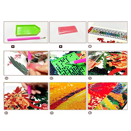 5D DIY diamante pintura lavanda paisaje completo redondo diamante bordado Cruz puntada taladro cristal pared pintura regalo de Navidad