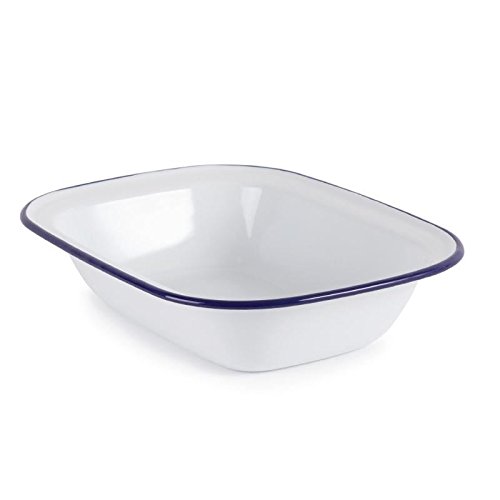 6 x Olympia esmalte bandeja plato Rectangular 280 x 190 mm para el horno para horno cocina