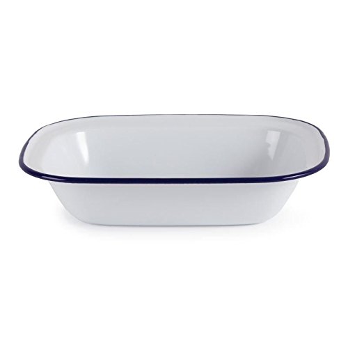 6 x Olympia esmalte bandeja plato Rectangular 280 x 190 mm para el horno para horno cocina
