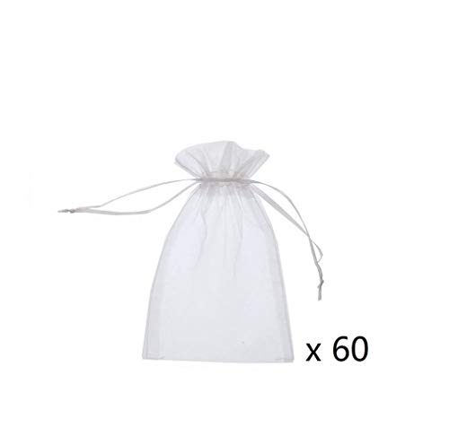 60 pcs Llave Abrebotellas de Boda, Llaves de Esqueleto Favores de Abrebotellas con Bolsas de Organza Blancas y Tarjeta de Etiqueta, Estilo Vintage, 6 Estilos