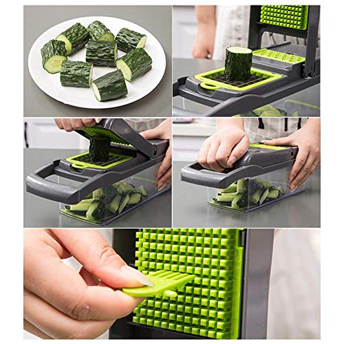 7-en-1 Juego De Artefactos Para Picar En La Cocina Cortador De Verduras Cortadora Cortadora Cortadora De Verduras Recortadora De Verduras Cortadora De Trituradora De Frutas Rallador Utensilios