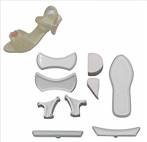 9 moldes de tacones altos para fondant, moldes para decoración de pasteles, herramientas de decoración