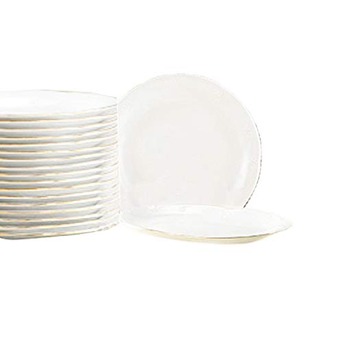 A BUSINESS DC VAJILLA DE Porcelana VERSALLES con Filo DE Oro 83 Piezas