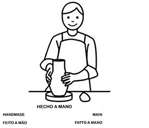 A Fuego Lento Cazuela Abombada Horno, Barro, Miel, 28 cm