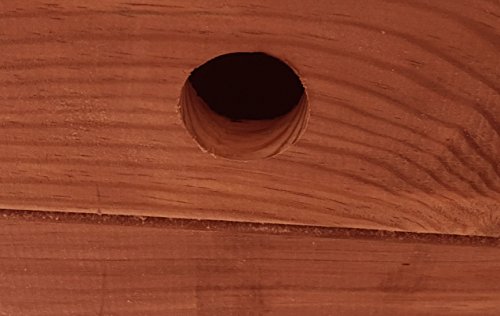 AD servicios Baúl/Banco Color marrón de Madera tratada para el Exterior. Totalmente Montado (100x50x40)