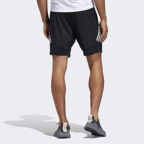 adidas 4k_Tec Z 3wv 8 Pantalones Cortos de Deporte, Hombre, Black/White, M