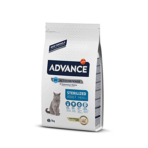 Advance Pienso para Gatos Esterilizados Adultos con Pavo - 3Kg