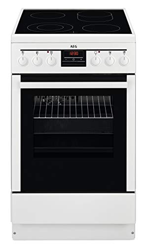 AEG 47995VD-WN - Cocina (Cocina independiente, Blanco, Giratorio, Electrónico, Eléctrico, 57 L)