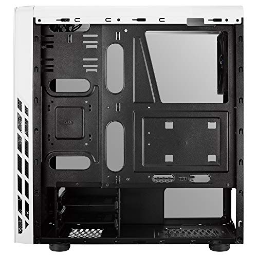 Aerocool Rift, caja PC ATX blanca, RGB 13 modos, panel lateral, ventilador 12cm