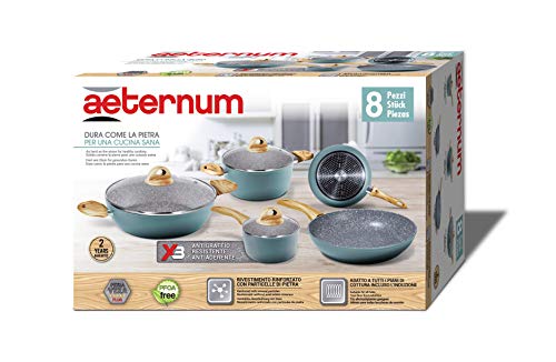 Aeternum y00set0193 juego batería de ollas y sartenes, Aluminio