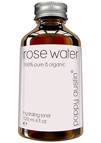 Agua de Rosa Pura Tónico Facial - Vegano, Cruelty-Free, Tónico Para la Piel Orgánico - Fabricado a Mano y de Origen Responsable - La Mejor, Triple Purificada, Agua de Rosas Marroquí, 120ml