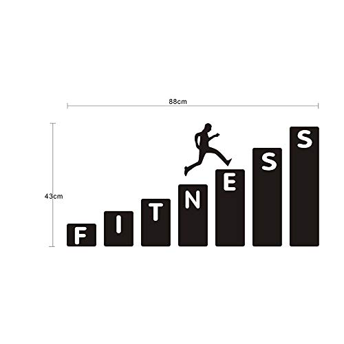 ahliwei Etiqueta De La Pared Fitness Deportes Gimnasio Mural Decorativo Pasta Propia Inicio Comercio Exterior Proverbios s Y Americanos Inglés