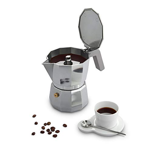 Alessi DC06/1 - Cafetera expreso, aluminio