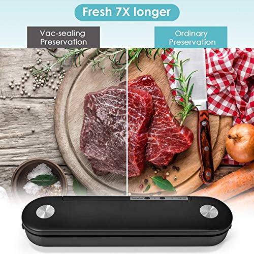 Alimentos vacío sellador máquina, alimentos automática sellador máquina ahorradores alimentos, seco húmedo Modos alimentos, bolsos vacío para conservación alimentos Sous Vide, almacenaje ahorrador