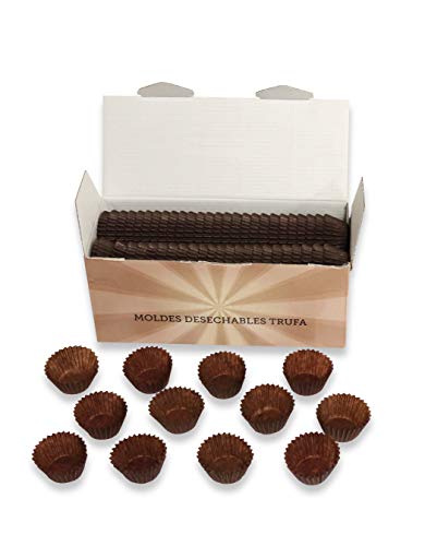 Alufresc 2880 Cápsulas de Papel Repostería, Trufa