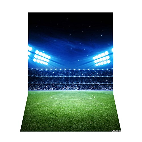 Andoer Fútbol Fotografía de Fondo Deportes Fondo Photo Studio Pros 1.5 * 2.1 m / 5 * 7 Pies