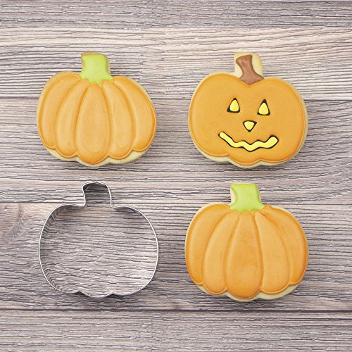 Ann Clark Cookie Cutters Cortador de galletas calabaza de Halloween - 10 cm - Acero fabricado en EE. UU.