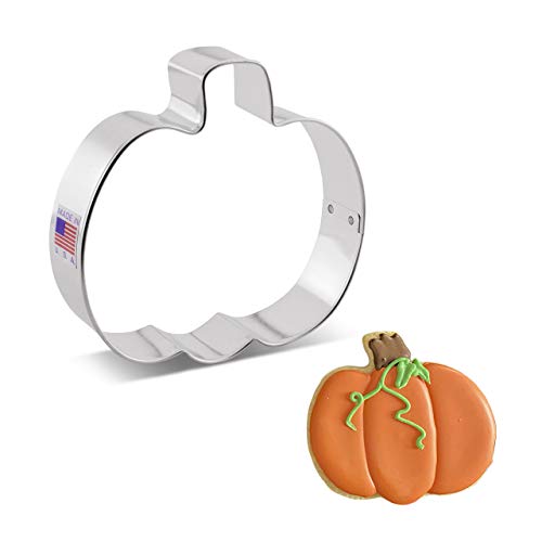 Ann Clark Cookie Cutters Cortador de galletas calabaza de Halloween - 10 cm - Acero fabricado en EE. UU.