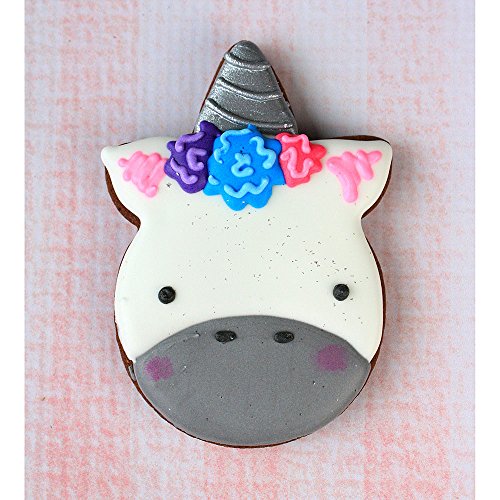 Ann Clark Cookie Cutters Cortador de galletas cara de unicornio - 10 cm - Acero fabricado en EE. UU.