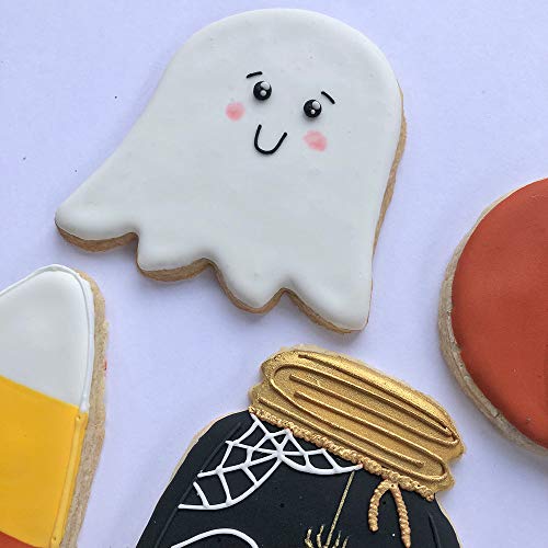 Ann Clark Cookie Cutters Cortador de galletas fantasma adorable / tulipán / campanilla - 8,9 cm - Acero fabricado en EE. UU.