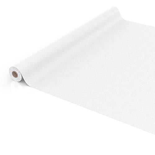 ANRO - Mantel de Hule (100 x 140 cm, 100 x 140 cm), diseño de Flores, Color Blanco