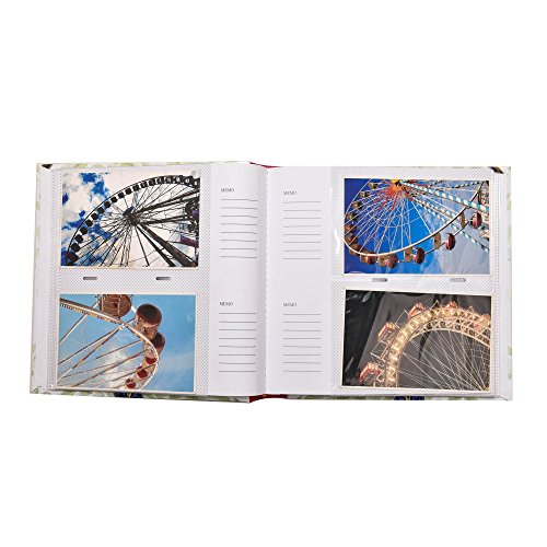 ARPAN - Álbum de Fotos para 200 Fotos de 4 x 6 Pulgadas, diseño de pájaro, Mariposa, Estilo Vintage