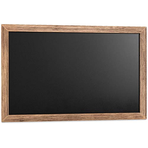 Arteza Pizarras magnéticas pequeñas de tiza para decoración de paredes, 28x43 cm, pack de 2 pizarras negras vintage para bares y restaurantes, tiendas, cocinas, carteles de boda y eventos especiales