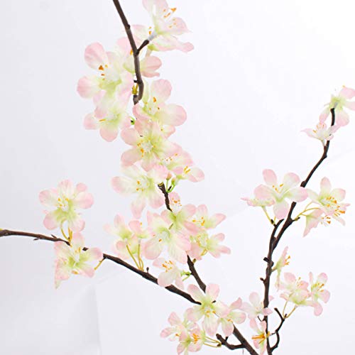 artplants.de Decorativa Rama con Flores de Manzano, Rosa-Blanco, 85cm - Tallo Artificial - Ramificación de plástico
