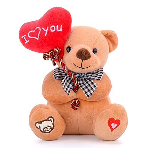 asfrata265 Oso De Peluche De Peluche con Corazón Te Amo Love Toyss Peluches Juguetes para Novia Almohada Suave Niños/Parejas/Ancianos Juguetes Muñecas