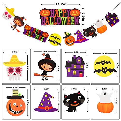 Auney Juego de Juguetes y decoración para Fiestas de Halloween para niños, Surtido de Juguetes de Halloween para Fiestas de Halloween, 130 Piezas