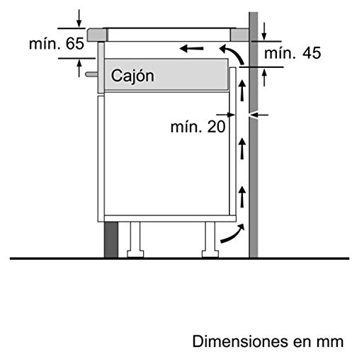 Balay 3EB989LU Placa de inducción de 80 cm de ancho, Biselada