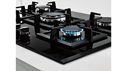 Balay 3ETG676HB Integrado Encimera de gas Negro hobs - Placa (Integrado, Encimera de gas, Vidrio, Negro, hierro fundido, 1000 W)