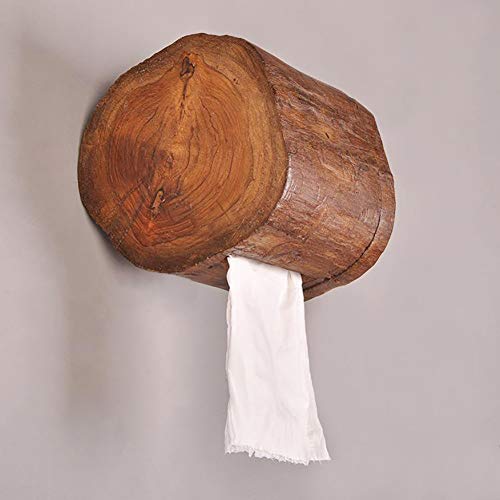 Bambú soporte de papel en rollo pared soporte de papel natural para baño natural Hotel soporte del papel higiénico de madera tubo de papel higiénico titular de papel titular de la toalla de papel