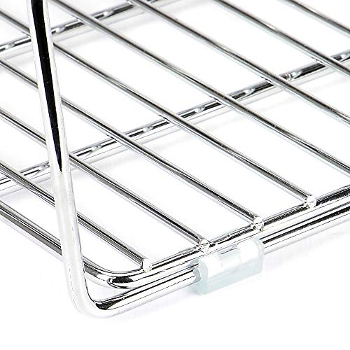 Bandeja de cocina y estante para hornear | Tabla de cortar, Bandeja de hornear Organizador de armario | Soporte vertical cromado | M&W