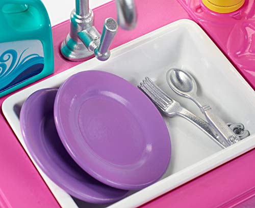 Barbie Muebles de interior, accesorios para la cocina de la casa de muñecas (Mattel FXG34)