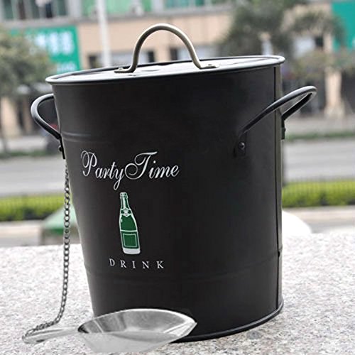 Bar@drinkstuff - Cubo de hielo y cucharada para fiestas de cócteles